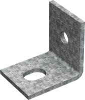 MT-B-L OC Jalustan liitin kevyille kuormituksille Ulkokäyttöön soveltuva jalustan liitin kevyesti kuormitettujen modulaaristen kiskojärjestelmien ankkuroimiseksi betoniin tai teräkseen