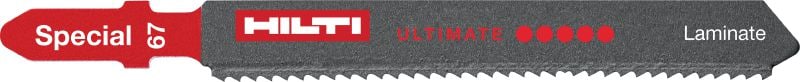 Carbide jig saw blades for laminate Long-lasting Tungsten Carbide Tipped jig saw blades for cutting high-pressure laminate