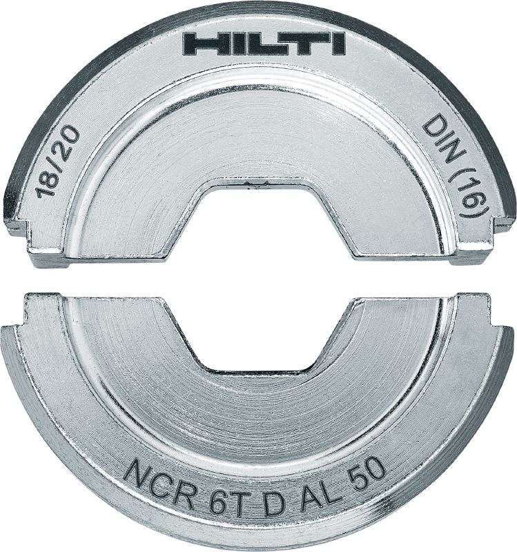 6T DIN dies for aluminum 6-Ton DIN dies for aluminium lugs and connectors up to 300 mm²