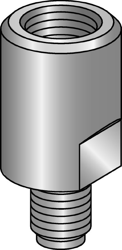 MQZ-A-F putkenpitimen kääntölevyn sovitin Kuumasinkitty (HDG) putkenpitimen kääntölevyn sovitin kierretankojen halkaisijan muuttamiseksi